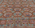 8x11 Brown Kazak Afghan Hand Knotted Geometric Wool Area Rug